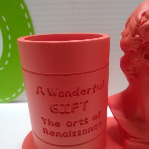 David Statue Vase, Classic Roman Bust David Make Up Brush Holder, Greek Mytholog - Picture 6 of 8